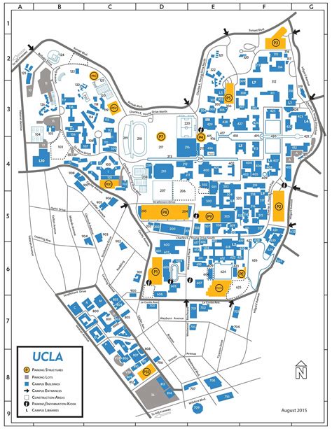 ucla gateway plaza|ucla campus map parking.